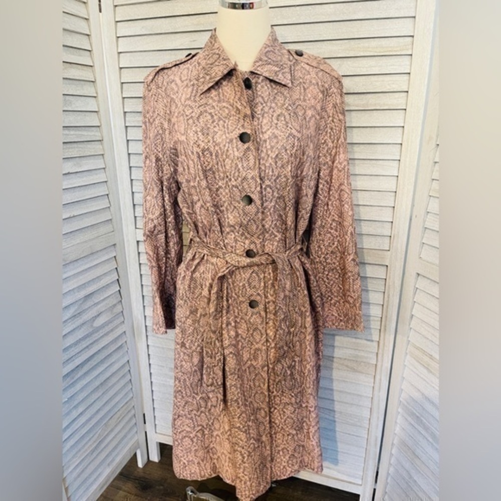Escada RARE Snakeskin Coat Women’s Size 36